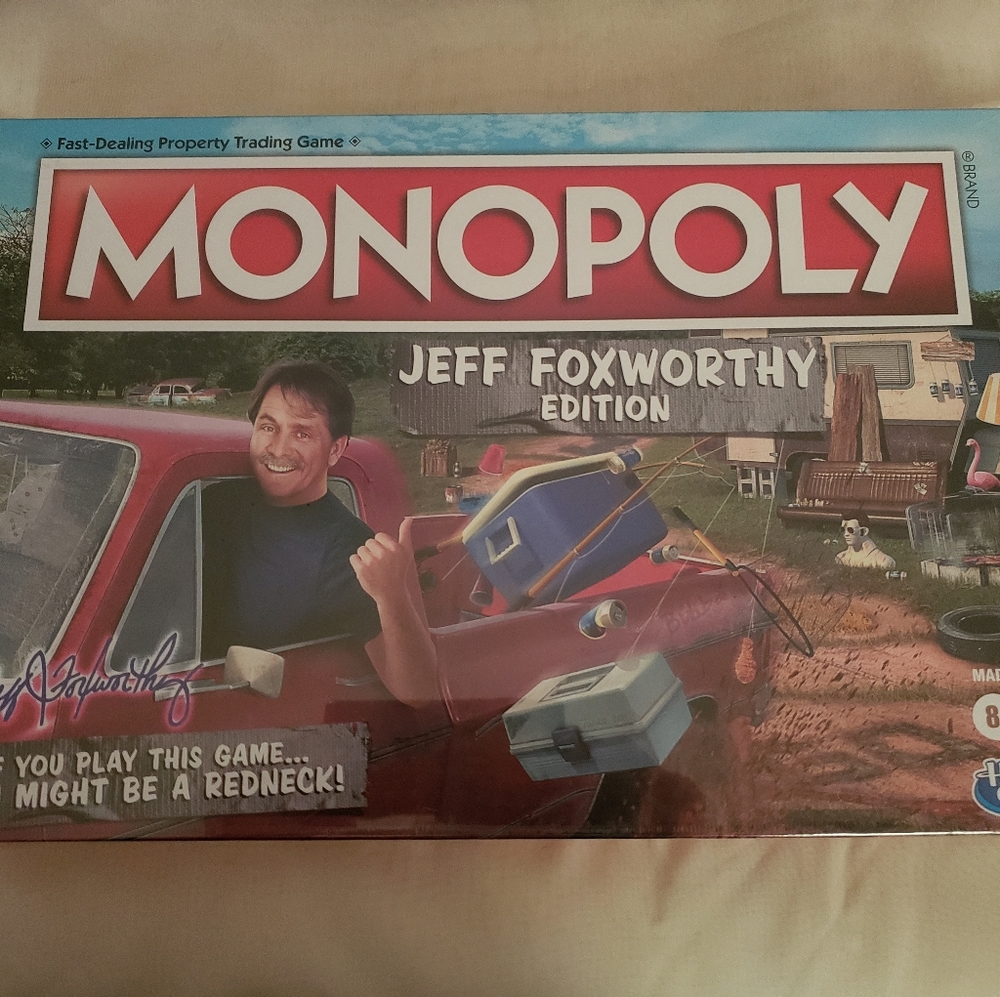 Monopoly Jeff Foxworthy Edition Board Game